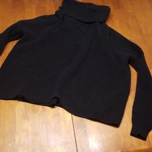 Black turtle neck womens sweater M